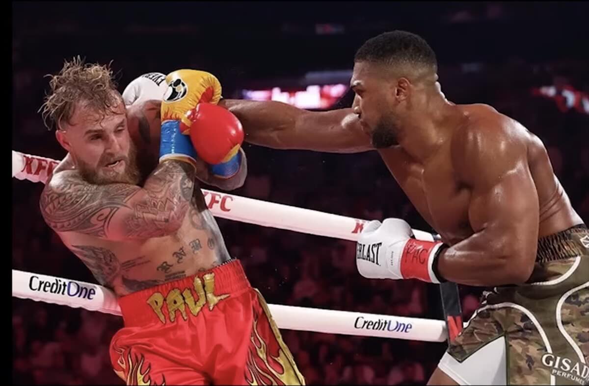 Jake Paul conectado por Anthony Joshua
