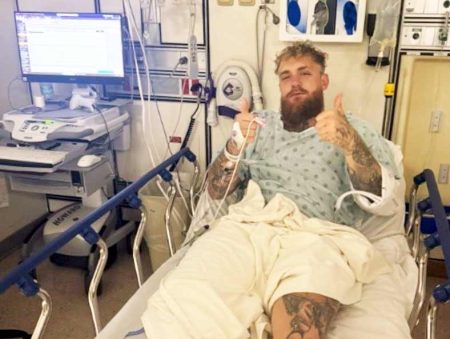 Jake-Paul-fractura Jake Paul en el hospital