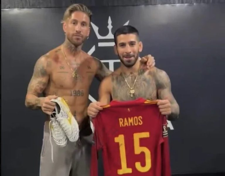 Sergio Ramos y Topuria Sergio Ramos y Topuria