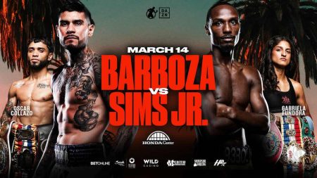 Arnold Barboza Jr. vs Kenneth Sims Jr. este sábado ARNOLD BARBOZA JR. Y KENNETH SIMS JR.