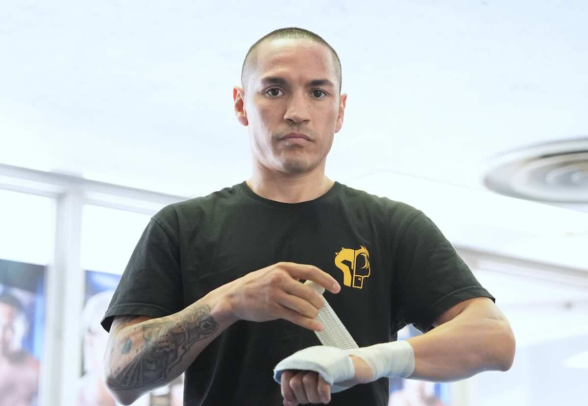 Estrada entrenando gallo Juan Francisco "Gallo" Estrada (Photo credit: Naoki Fukuda)