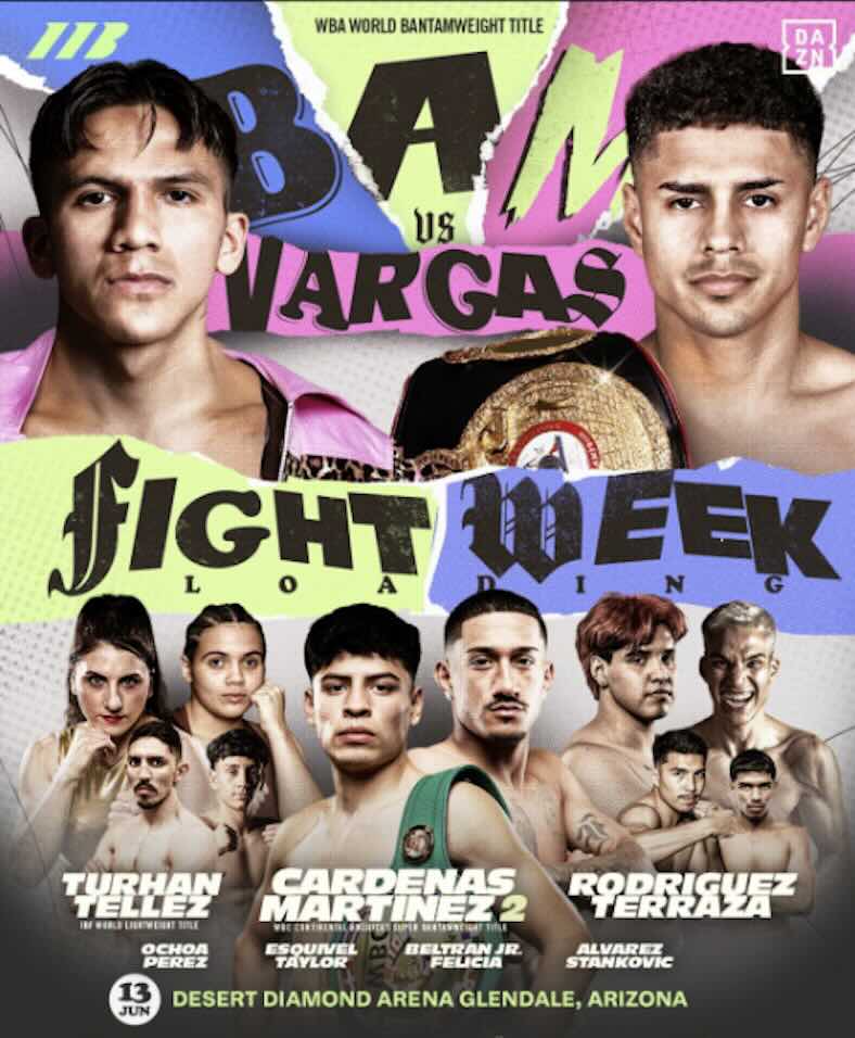 Cartelera Jesse Bam Rodriguez vs Antonio Vargas
