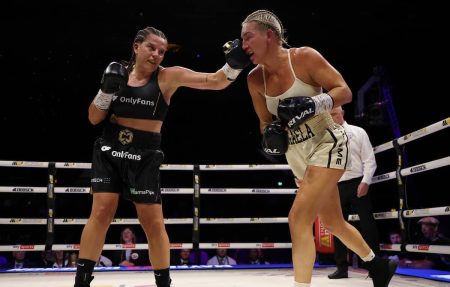 Chantelle Cameron vs Mikaela Mayer Chantelle Cameron vs Mikaela Mayer (Most Valuable Promotions)