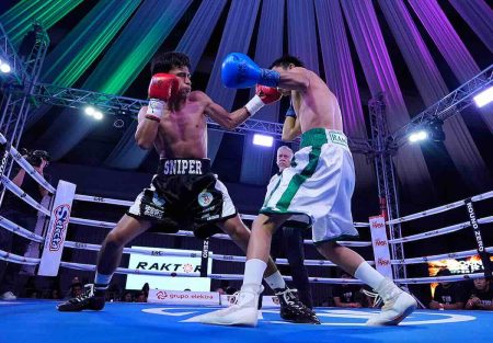 Andre “Sniper” Lazcano vs. Víctor Manuel “Cona” Ramos (Fotos: ContendersMx)