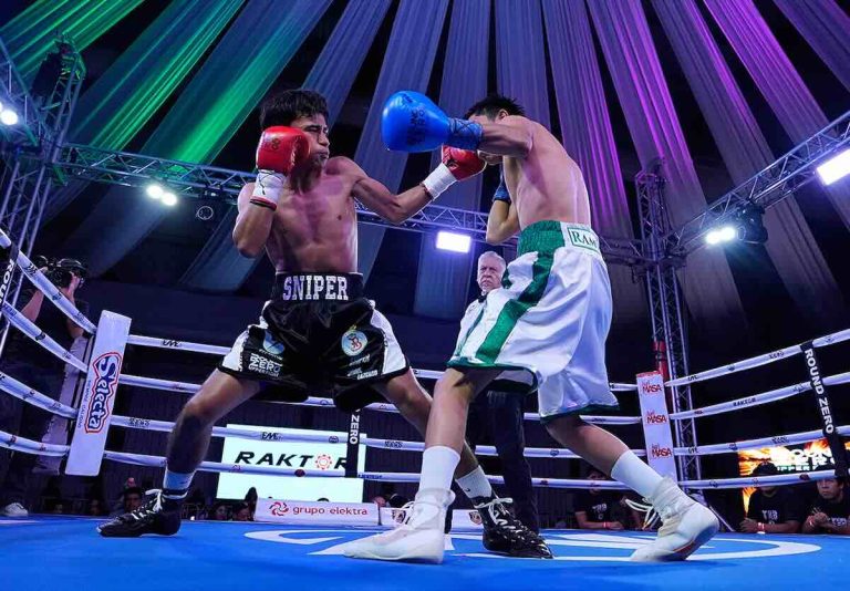 Andre “Sniper” Lazcano vs. Víctor Manuel “Cona” Ramos (Fotos: ContendersMx)