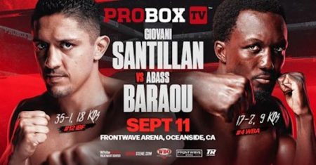 Giovani Santillán vs. Abass Baraou