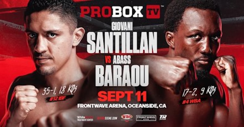 Giovani Santillán vs. Abass Baraou