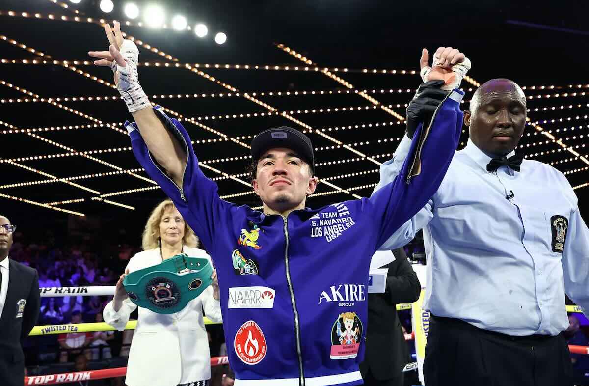 Steven Navarro vs. Emanuel Moreno en la cartelera Navarrete vs. Foster del 24 de octubre Steven Navarro (Top Rank)