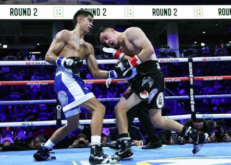 Sergio Mendoza vs Ricardo Sandoval Sergio Mendoza vs Ricardo Sandoval ( Crédito de la foto: Sumio Yamada)