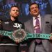 Saúl "Canelo" Álvarez y Mauricio Sulaimán (CMB)