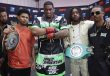 Shakur Stevenson Jared Anderson y Keyshawn Davis