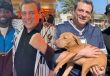 Mauricio Sulaimán con Crawford y Canelo