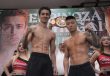 Rafael Espinoza vs. Arnold Khegai (Cortesía: Zanfer Boxing)